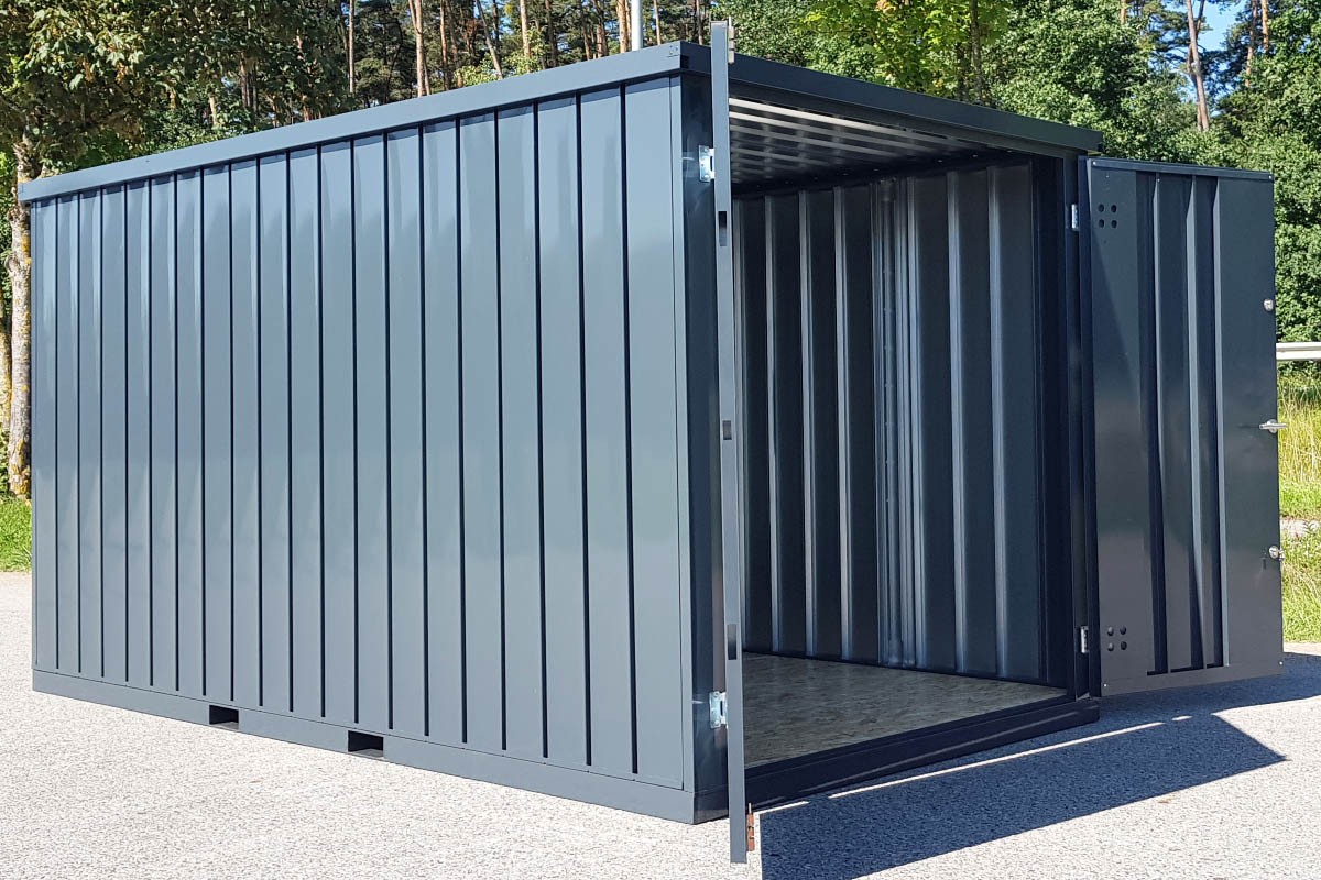 Bar Container 4x2 Meter Anthrazit RAL 7016 - Bar Container Österreich