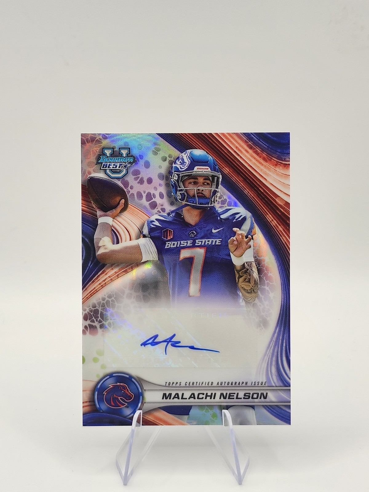 Malachi Nelson 2024 Bowman's Best University -Best of 2024 Auto Boise State 