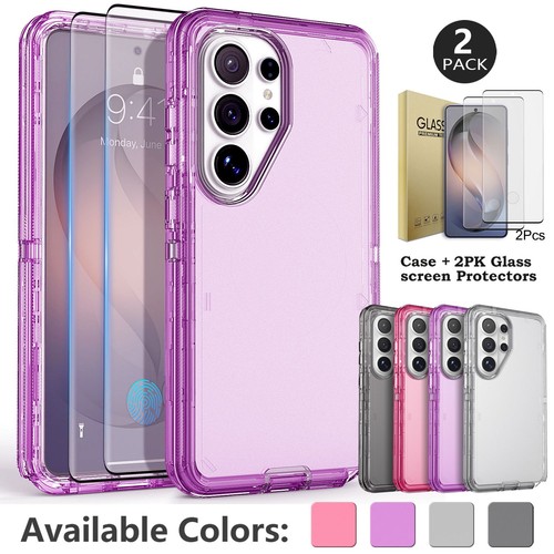 For Samsung S26 S25 S24 S23 S22 S21 S20 S10 Note 20 10 9 Clear Rugged Case Cover - $12.99