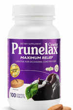 Prunelax Ciruelax Senna Laxative Tablets Vegan Gluten Free Constipation 100ct
