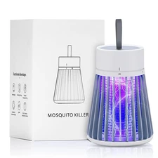 Rechargeable Bug Zapper for Home and Camping - Mosquito Zapper with Safety Gr...