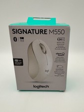 Logitech Signature M550 Wireless Mouse - White - Wireless Bluetooth USB - NEW
