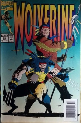 1994 Marvel Comics Wolverine 86 Adam Kubert Newsstand Cover Variant FREE SHIPPNG