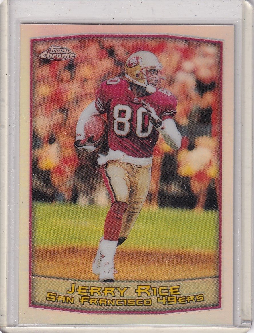 Jerry Rice San Francisco 49ers 1999 Topps Chrome Refractor #50