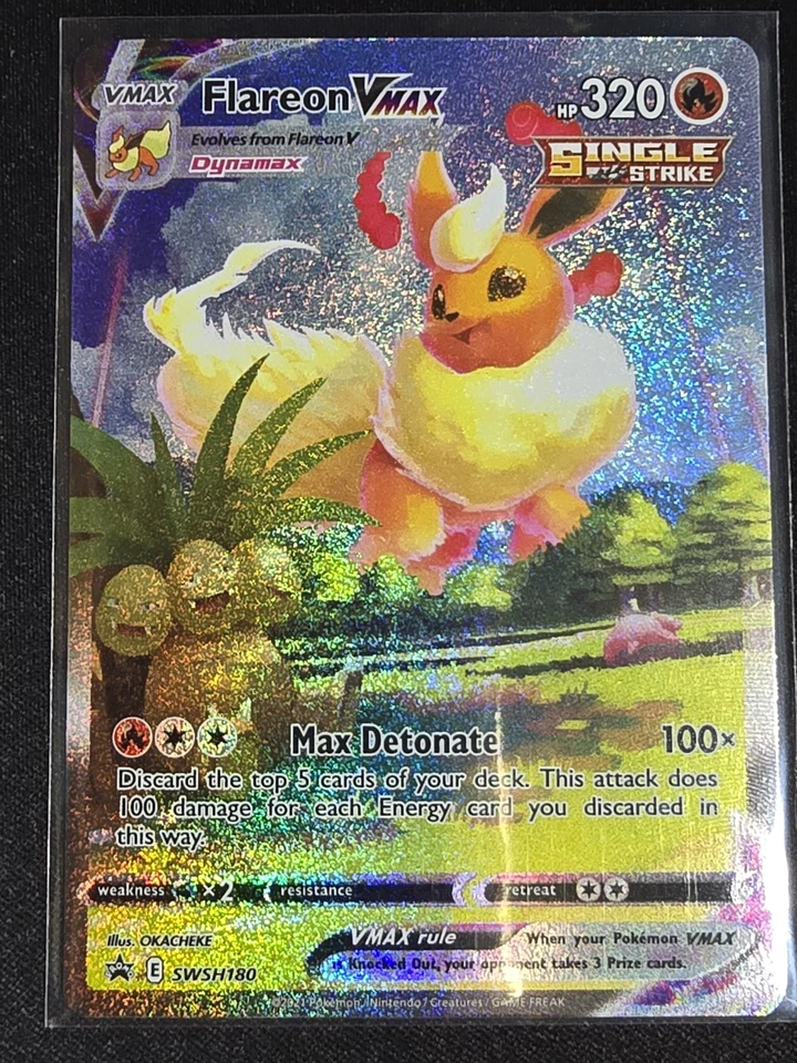 Flareon VMAX SWSH180 SWSH: Sword & Shield Promo Cards Holo - Image 3 of 4