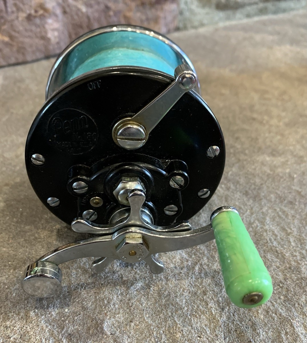 Vintage PENN 180 Baymaster Fishing Reel W/ Original Box No 180 | eBay