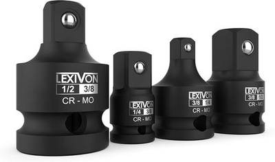 Versatile Socket Reducer Set | 1/4'', 3/8'', 1/2'' Compatibility - Safe Locking