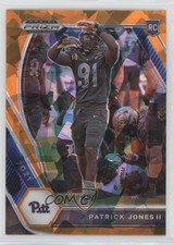 2021 Panini Prizm Draft Picks Orange Ice Prizm Patrick Jones II #130 2l4