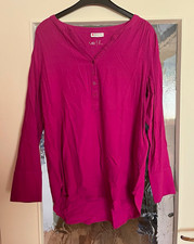 Street One Damen Bluse Gr. 40 pink V-Ausschni...