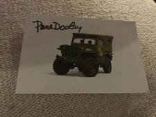 PAUL DOOLEY Signed 4x6 CARS MOVIE Photo SARGE AUTOGRAPH