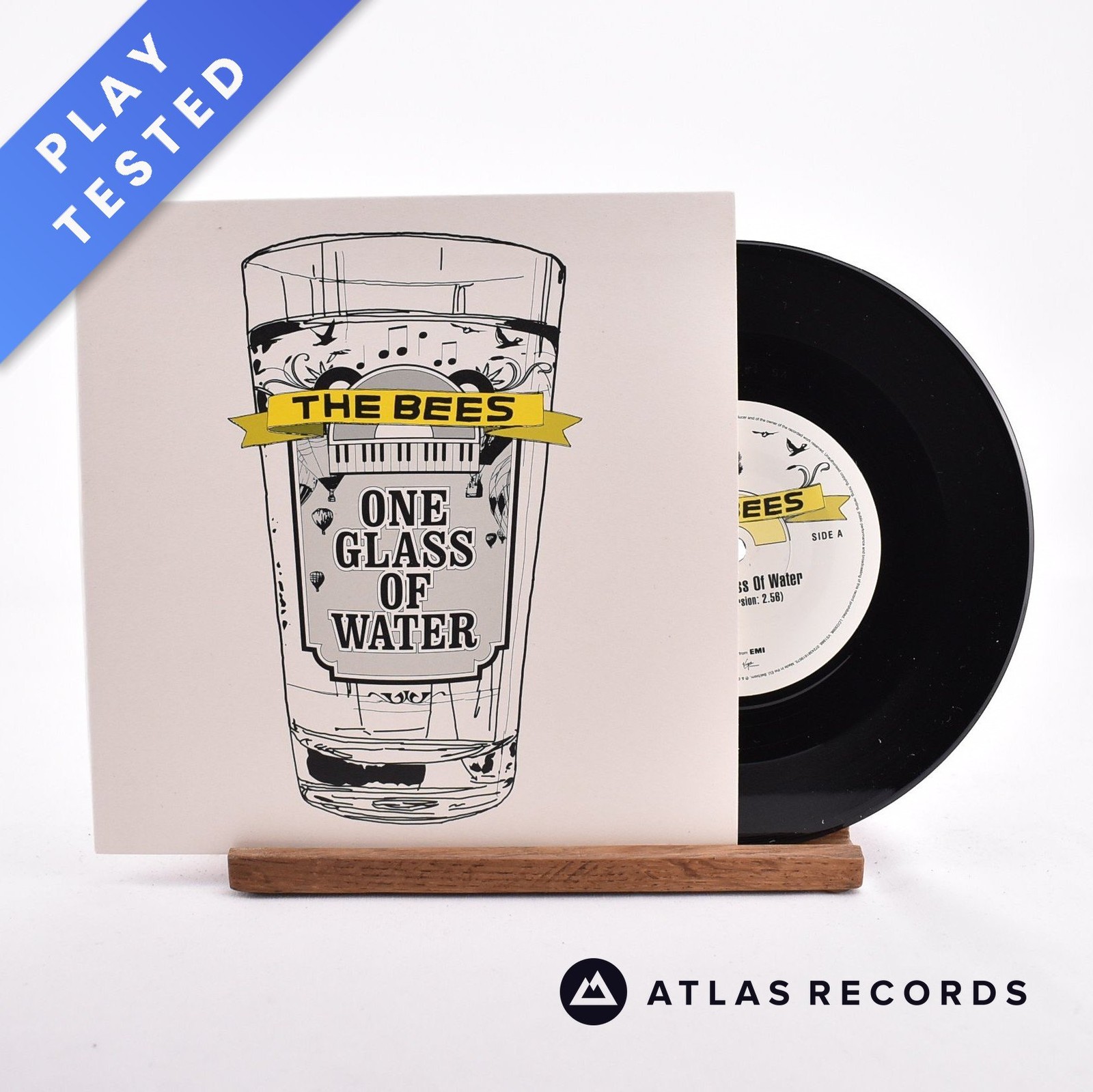 The Bees - One Glass Of Water - 7"" Vinyl Record - NM/NM