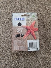 Geniune Epson 603 Black Ink Cartridge Starfish