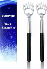 2 Pcs Back Scratcher Extendable,Metal Bear Claws Back Scratchers,Backscratche fo