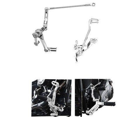 CNC-Cut Aluminum Foot Forward Control Kit for Harley Softail FXBB/S FXLR/S 18-25