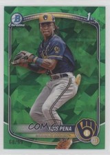 2025 Bowman Sapphire Chrome Prospects Green 68/99 Luis Pena #BCP-38 11o2