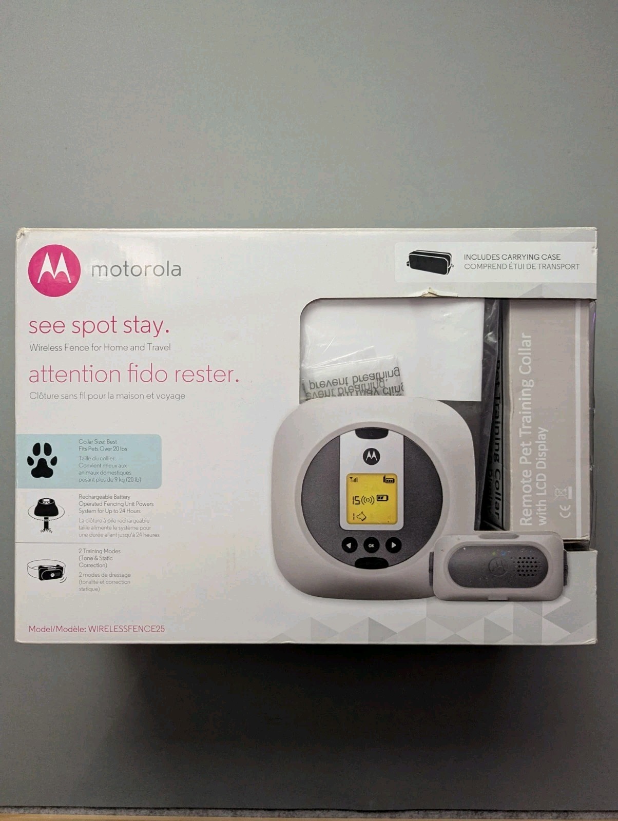 For Home And Travel Electric Dog Fence Wirelessfence25