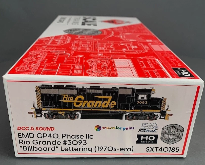 HO ScaleTrains GP40 Phase IIc Locomotive Rio Grande #3093 DCC/SND NIB! HO7214 - Image 2 of 4