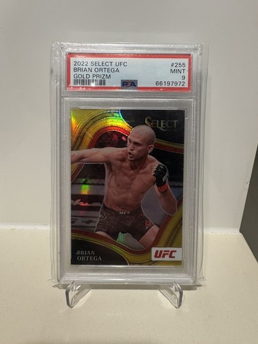 Brian Ortega 2022 UFC Select Octagonside Gold 09/10 PSA 9