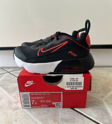 100% Original Nike Air Max 2090 TD Gr. 23,5 Schwarz/Rot NEU Ladenpreis: 69,99 