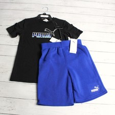 Puma Boy's T Shirt Short Set Size 8