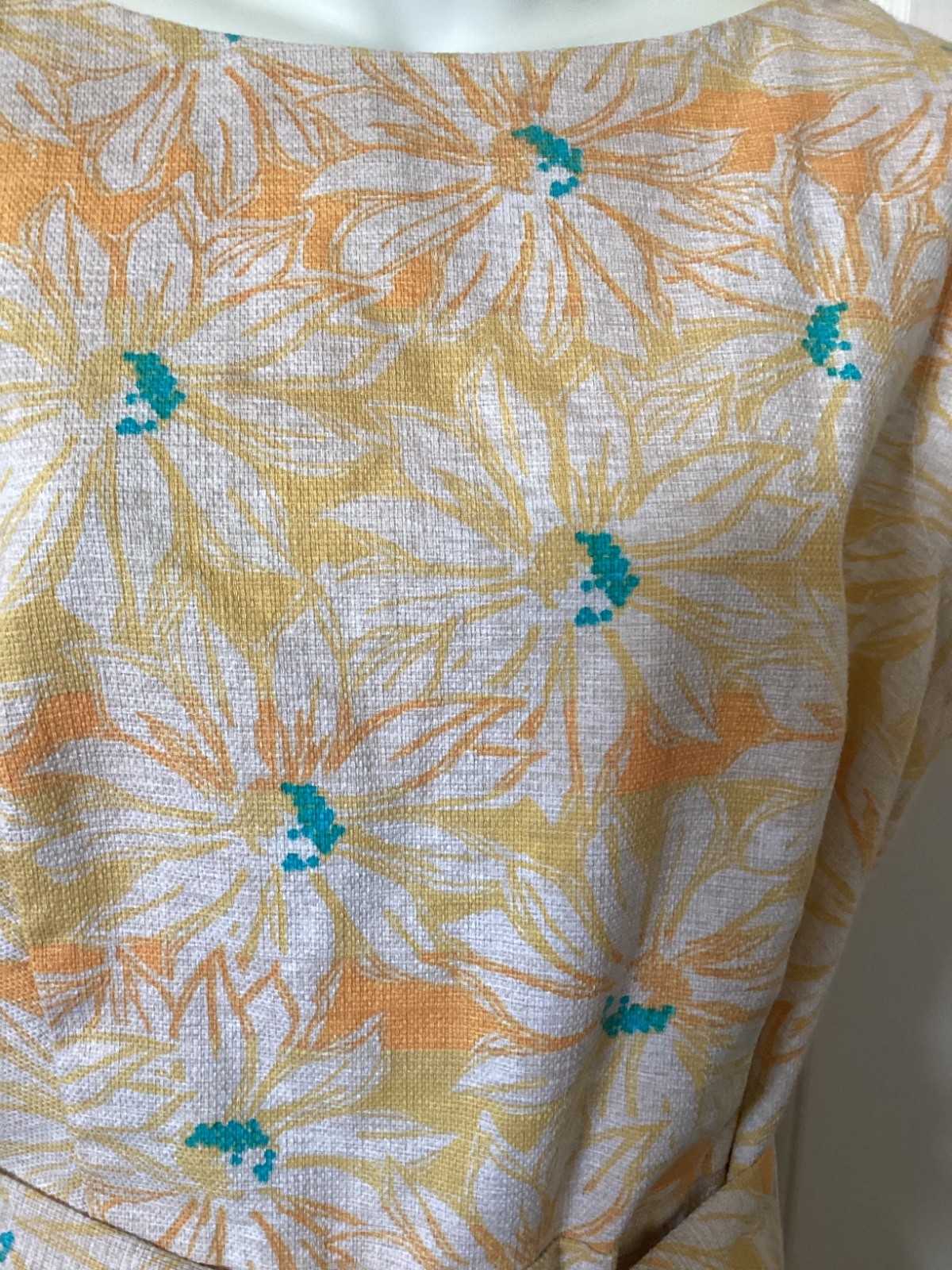 Pendleton dress yellow daisy pattern with jacket … - image 4