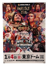 NJPW WK 20 Hologram Poster B2 Tanahashi Okada Takeshita Kamitani STARDOM AEW