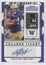 2020 Panini Contenders Draft Picks College Ticket Hunter Bryant #208 Auto 1y9