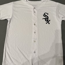 Majestic Brand Chicago White Sox Jersey All White Clean Sz XL Cool Material NWOT
