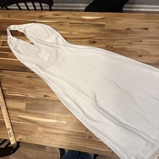 Show Me Your Mumu Jasmine Mini Dress S Crossover Halter Neck Open Back Satin