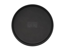 TR18BK Round Tray Planter Saucer 18 Inch Black Heavy Duty Garden Accessories