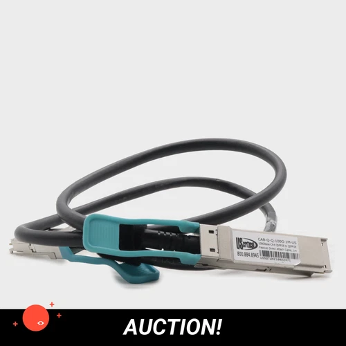 Arista CAB-Q-Q-100G-1M Compatible 1m 100G QSFP28 to QSFP28 for Server Networking