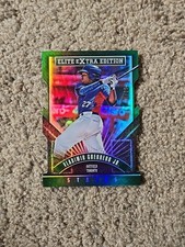 2015 Panini Elite Extra Edition Vladimir Guerrero Jr Green Status Die Cut /25