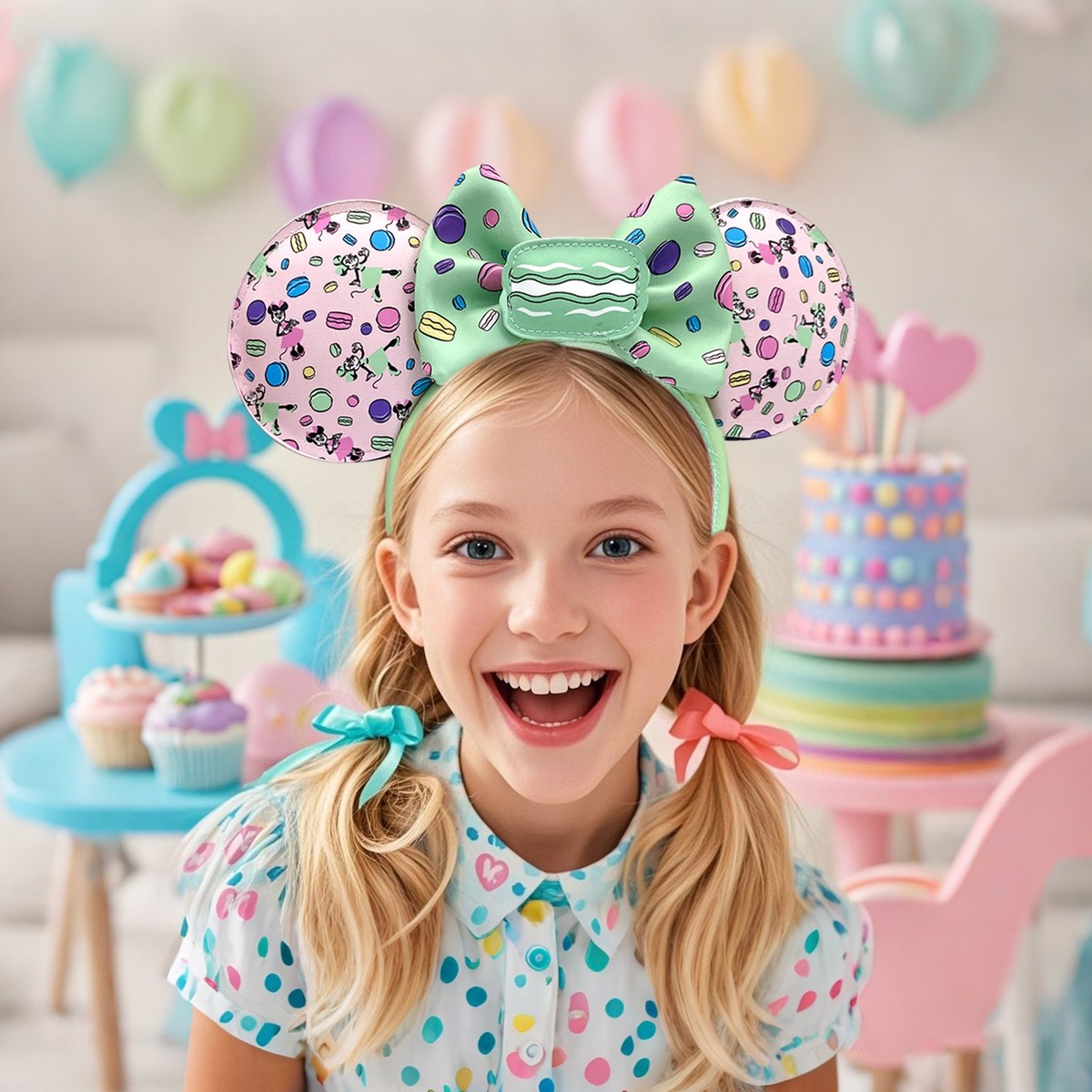 Disney^Parks Loungefly Paris City Pastel Macaroon Minnie  display picture 2