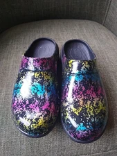 Oofos OOcloog Mules Clog Limited Edition 80’s Arcade Slip On Recovery Women’s 7