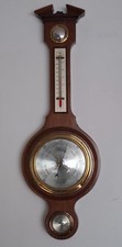 Comitti of London Wooden Barometer Hygrometer Thermometer Weather Station - 56cm