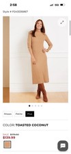 Talbots Women's Sweater Dress Comfy Long Sleeve Stretchy Layer It Your Way