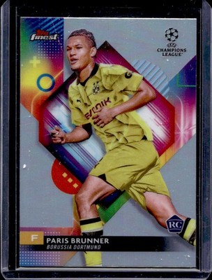 Paris Brunner 2023-24 Topps Finest #133 Rookie Refractor
