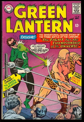 Green Lantern #39 Nice Unrestored Silver Age Superhero Vintage DC Comic 1965 FN