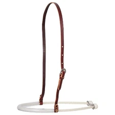 MARTIN SADDLERY Single Rope Noseband with Clear Tube Cover (NB100SRPT)