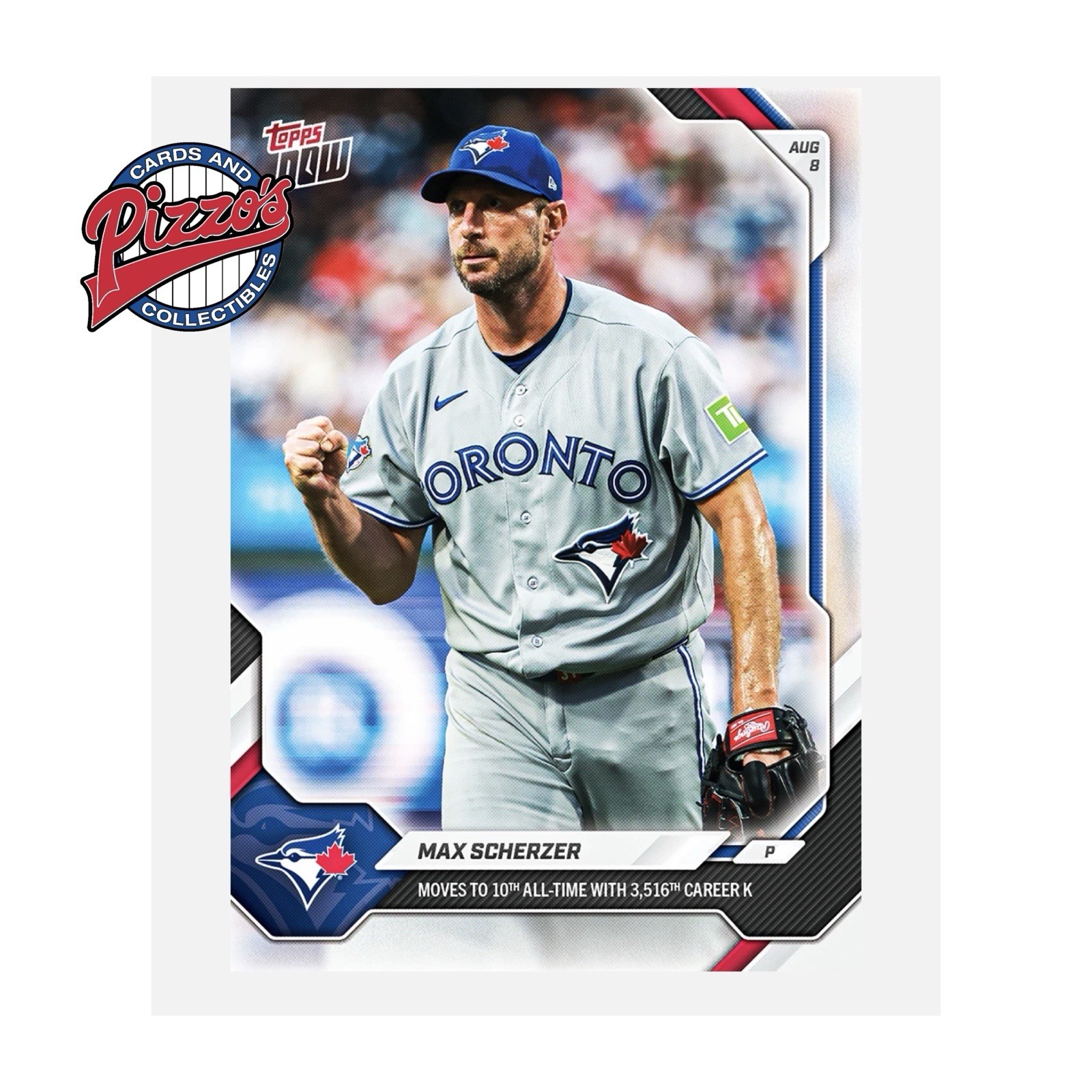 Max Scherzer 10th All-Time K’s 2026 MLB Topps NOW Card 537 Presale