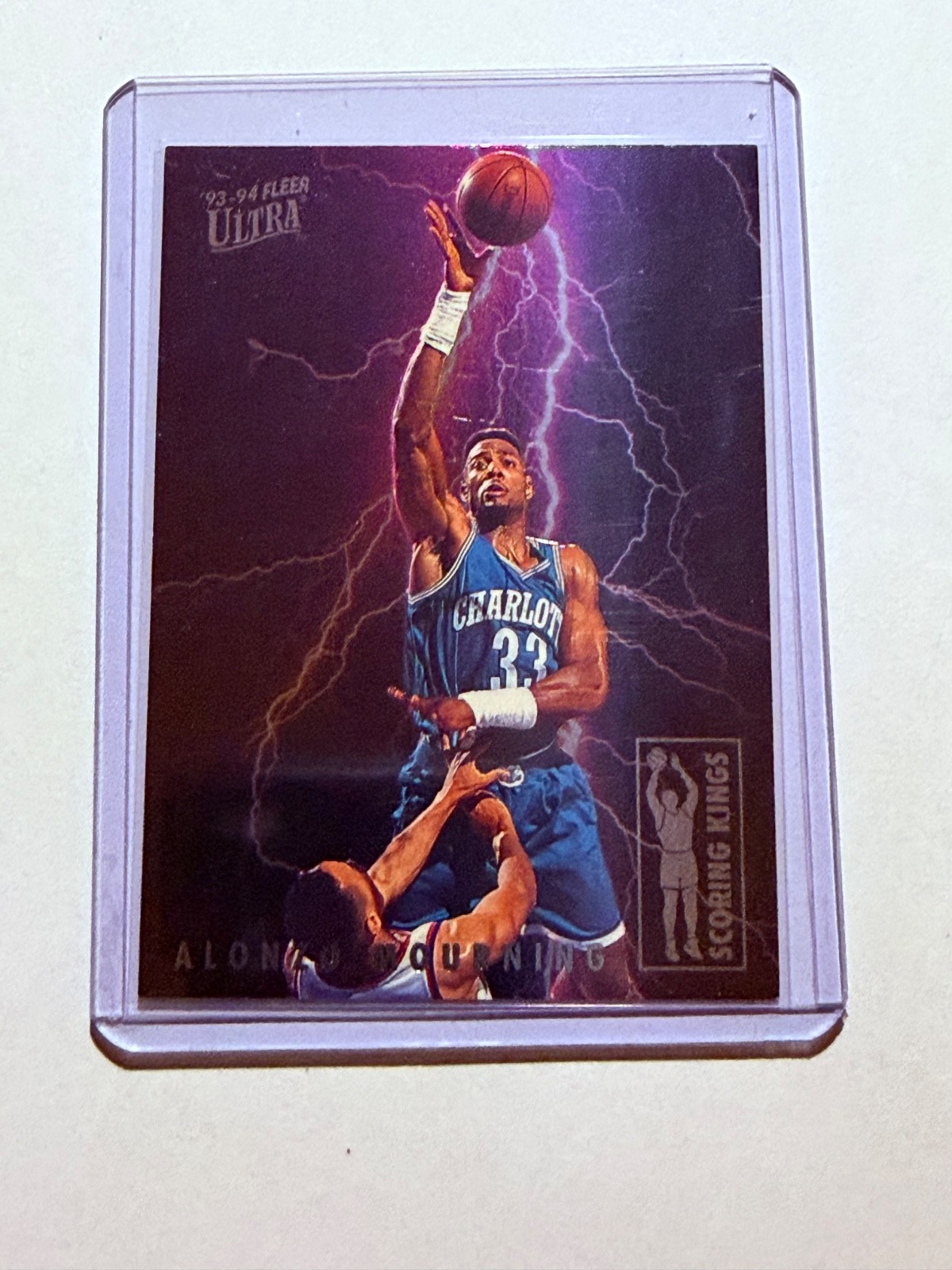1993-94 Fleer Ultra - Scoring Kings Alonzo Mourning #7