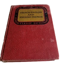 VINTAGE Junior Classic French-English, English-French Dictionary