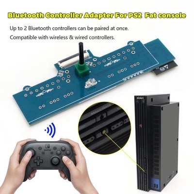 For PS2 Fat iBlueControlMod Bluetooth Wireless Controller Internal Adapter PCB