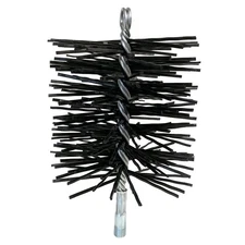 Midwest Hearth 6-Inch Round Poly Chimney Cleaning Brush - Made in USA