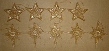 Christmas Holiday Ornaments Qty 9