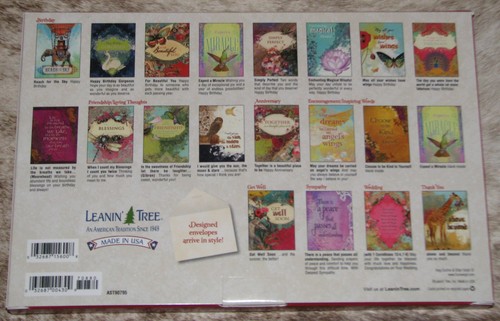 LEANIN TREE Enchanted Menagerie #90795~20 GREETING CARDS~1 each of 20 Designs~ - Picture 2 of 2