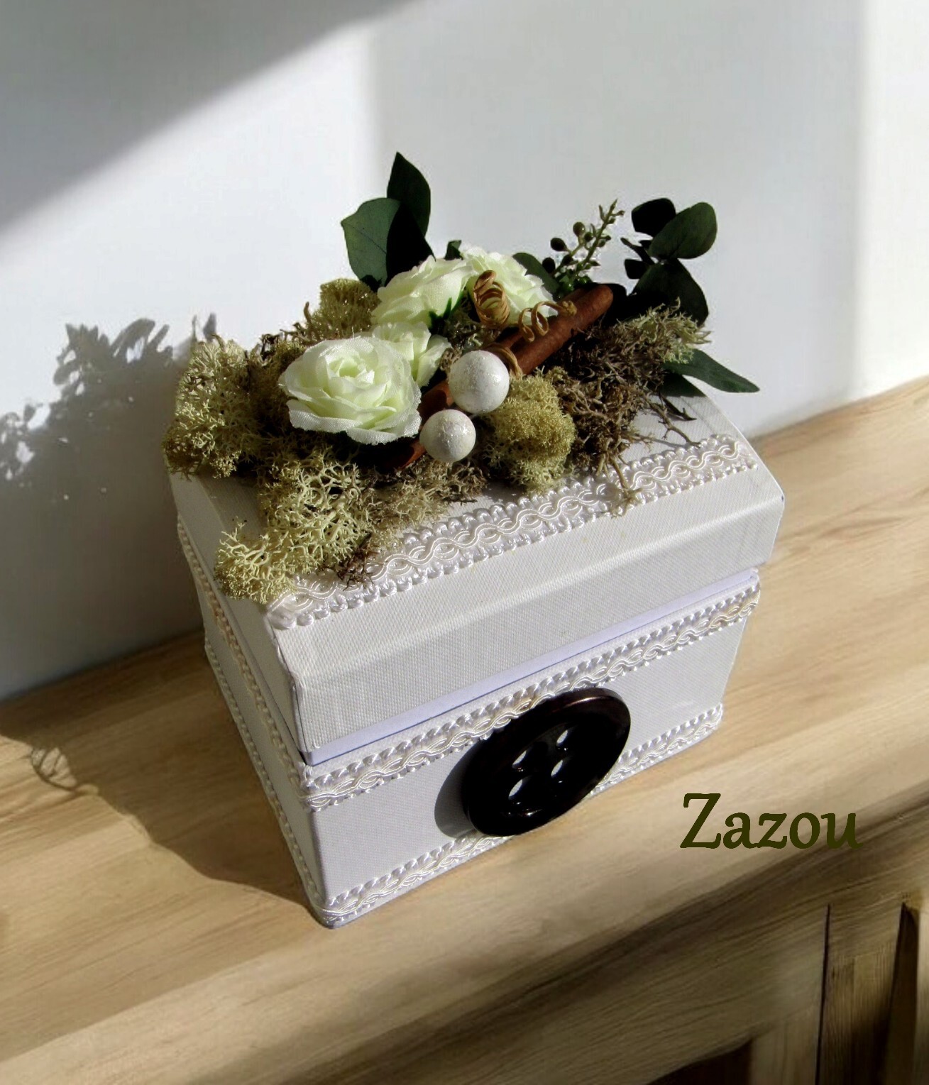 Boîte décorative Douceur Hivernale rangement bijoux et objets maison