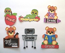 3D UPick New08 School Titles Angels Boy Girl AA Card Scrapbook Embellishment