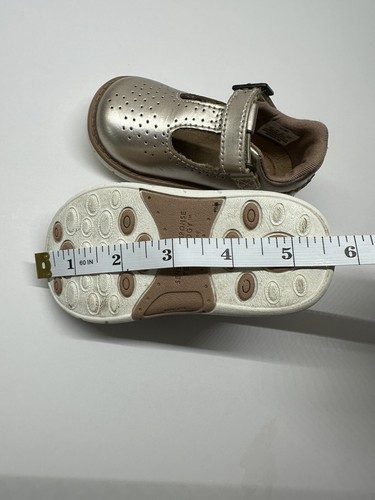 Stride Rite Bell Mary Jane Sunset Metallic Girl's Shoes 4M - Picture 8 of 14