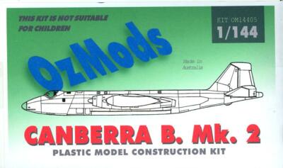 OzMods 1/144 CANBERRA B.Mk-2 British Bomber